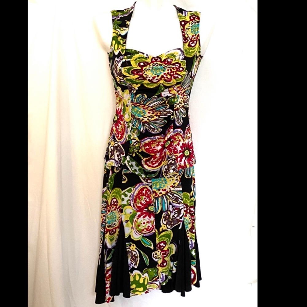 Bisou Bisou 2 pc Ruched Top & Gored Skirt SP& MP